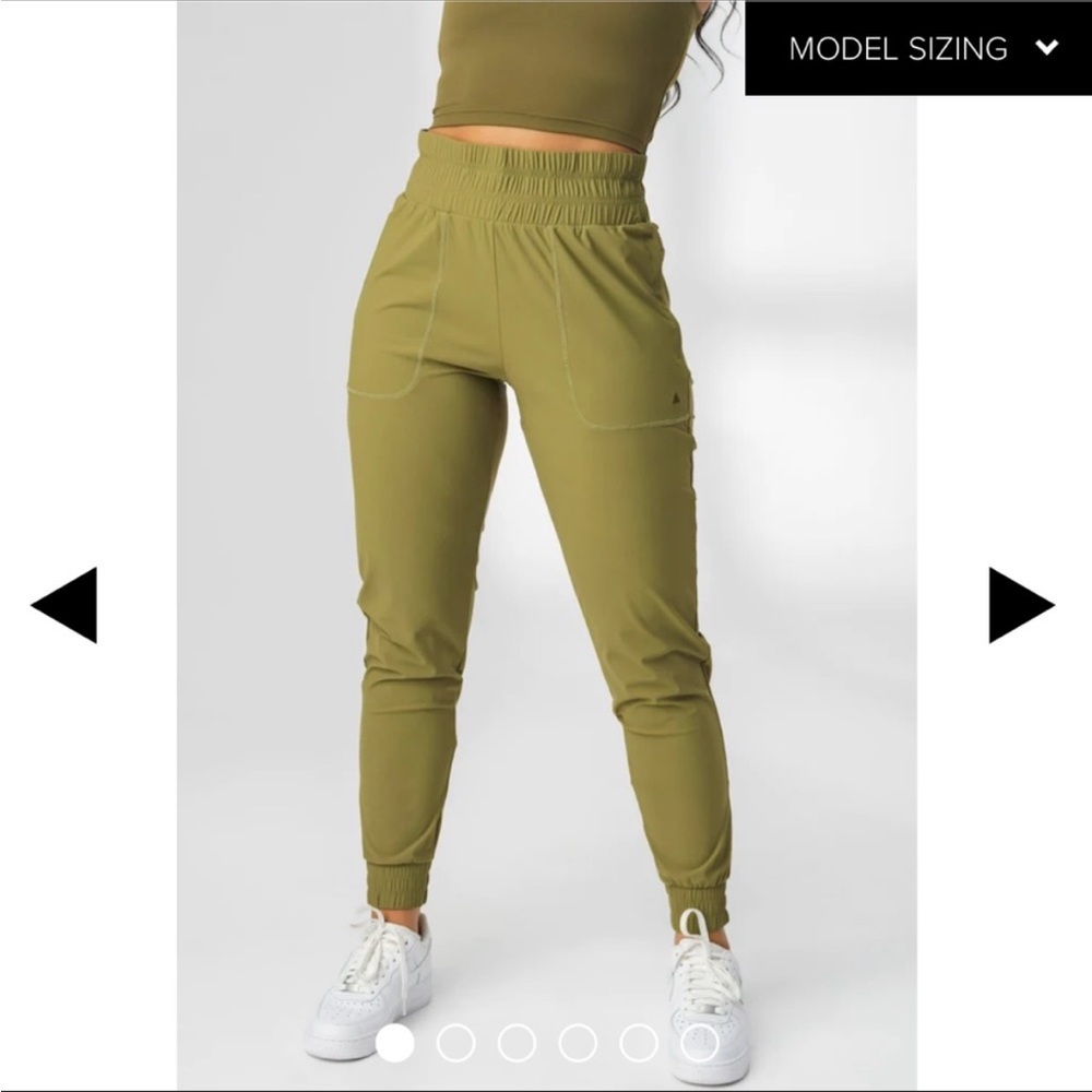 Olive size medium Vitality formerly balance athletica swift joggers